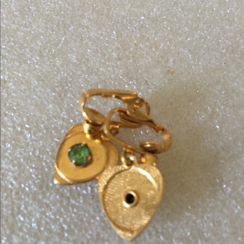 Art Deco clip on earrings - Picture 3 of 3